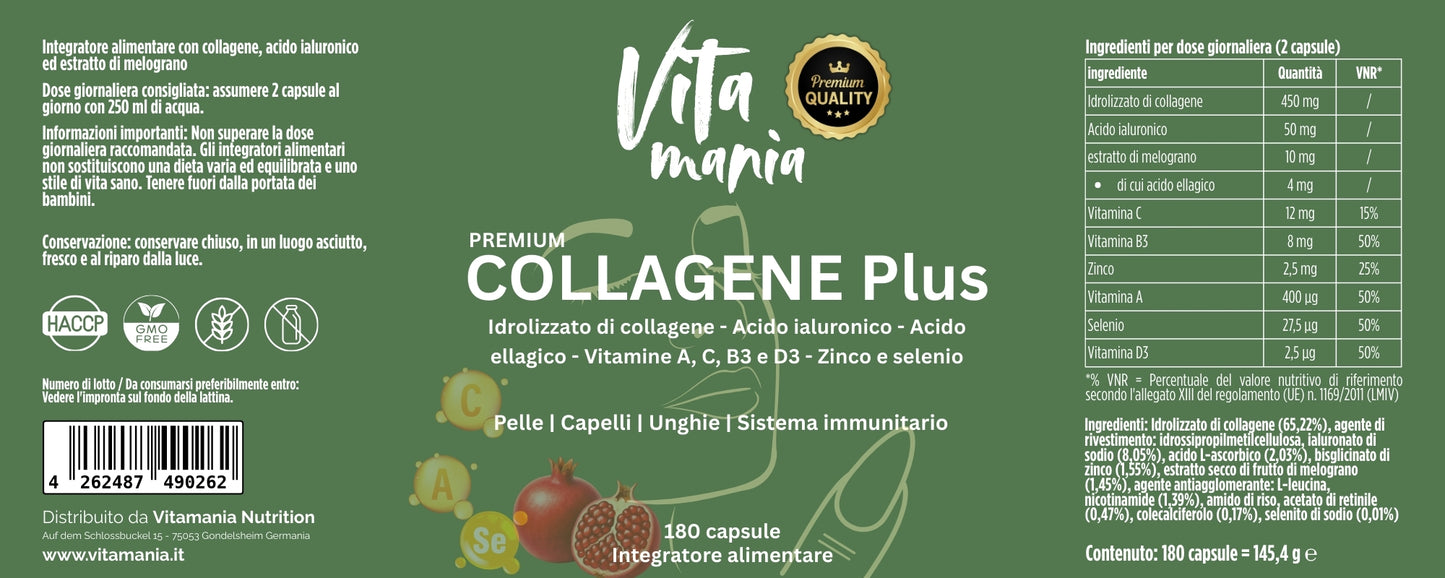 Collagene Premium PLUS - 180 capsule