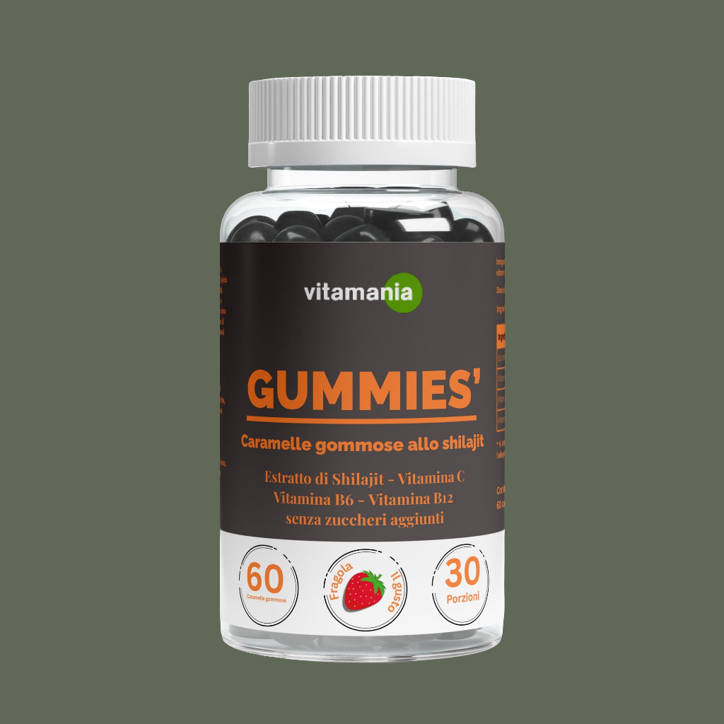 Shilajit + Vitamina C, B6, B12 - Gummies'