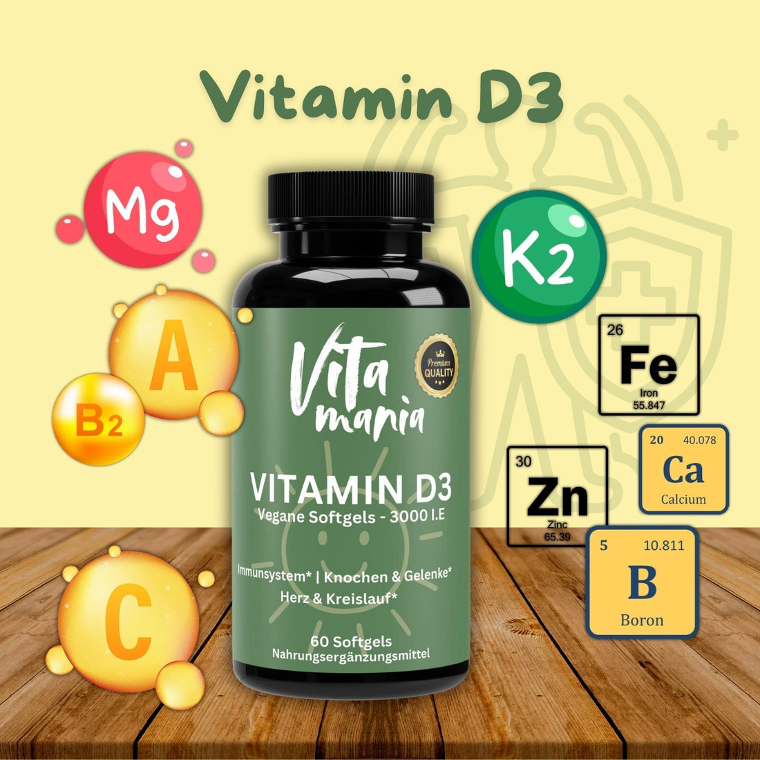 Das Vitamin D und die Cofaktoren