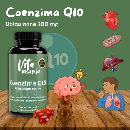 Vitamania Coenzima Q10 200 mg - 60 capsule molli