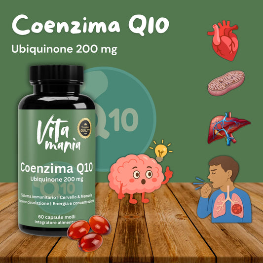 Vitamania Coenzima Q10 200 mg - 60 capsule molli