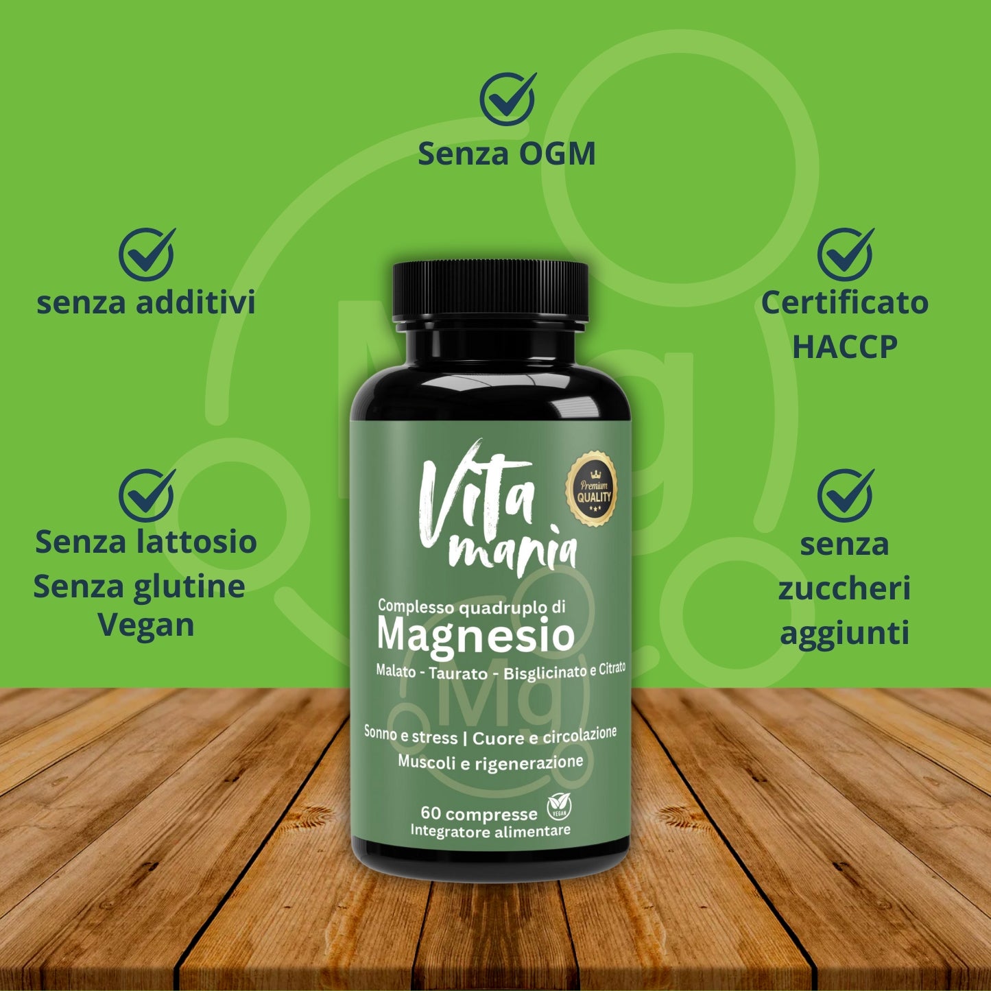 Vitamania Magnesio Complex - 60 compresse vegane