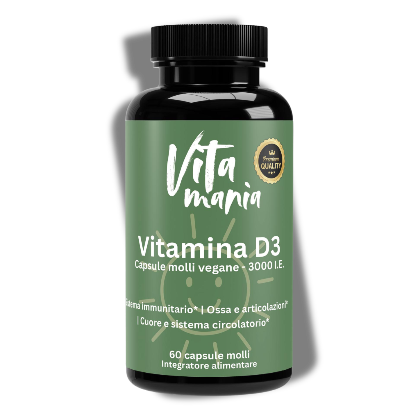 Vitamania Vitamina D3 3.000 UI - 60 capsule vegane